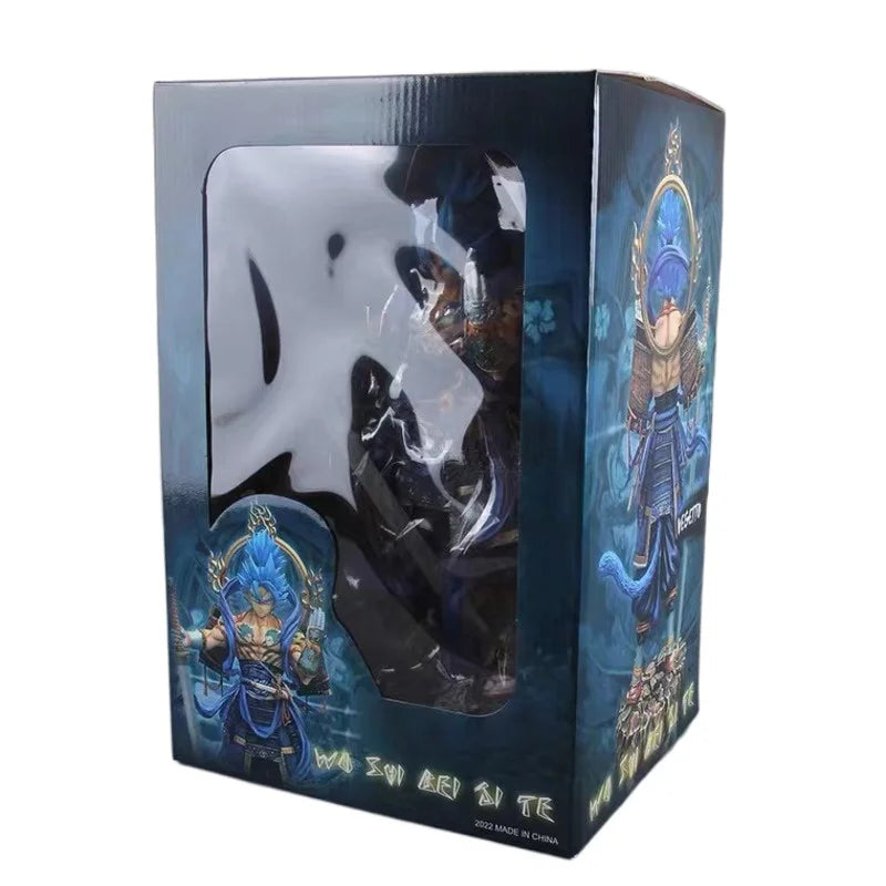 LuckyKay Studio PVC Dragon Ball Warrior Samurai Vegetto Statue 36cm Figurine DBZ Anime Model Action Figure Collection Toy Figma