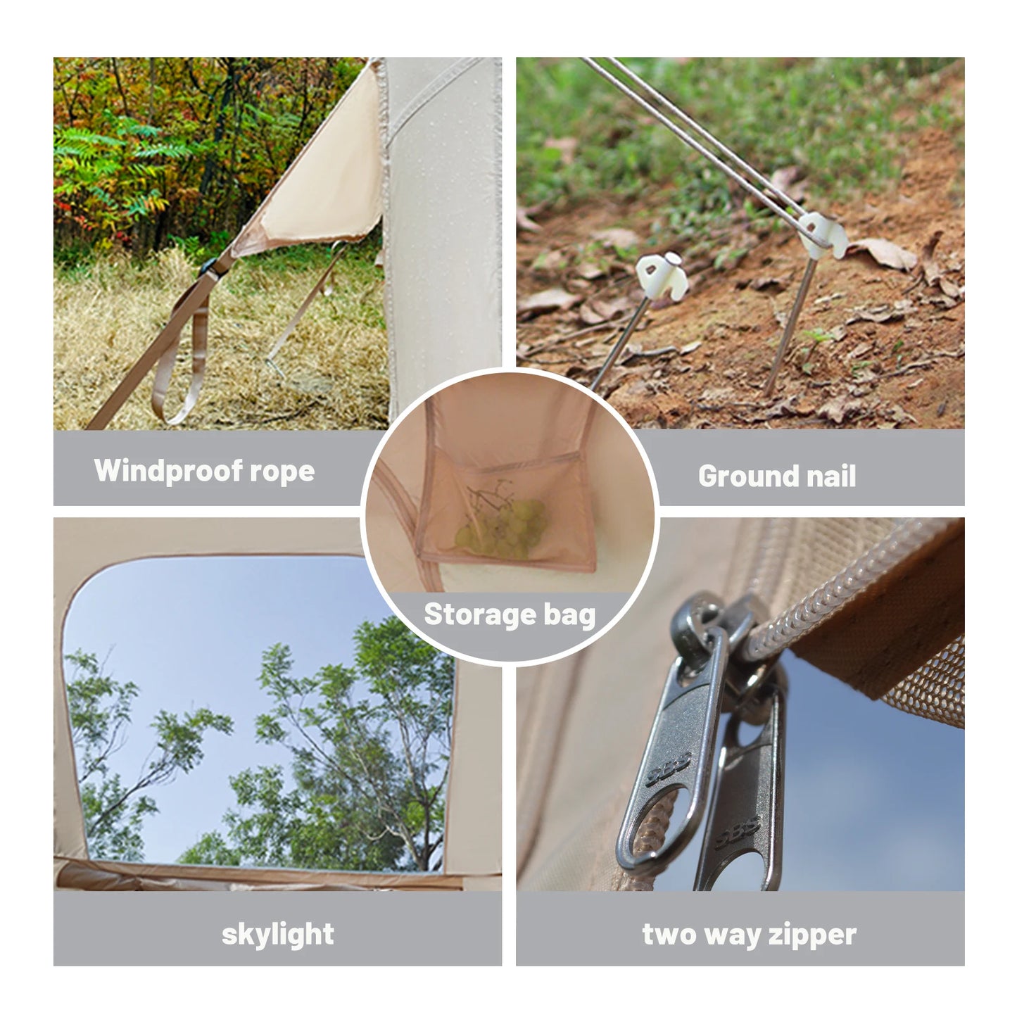 Inflatable Camping Tent Easy Setup Waterproof Windproof Outdoor Self-Supporting blow up tent