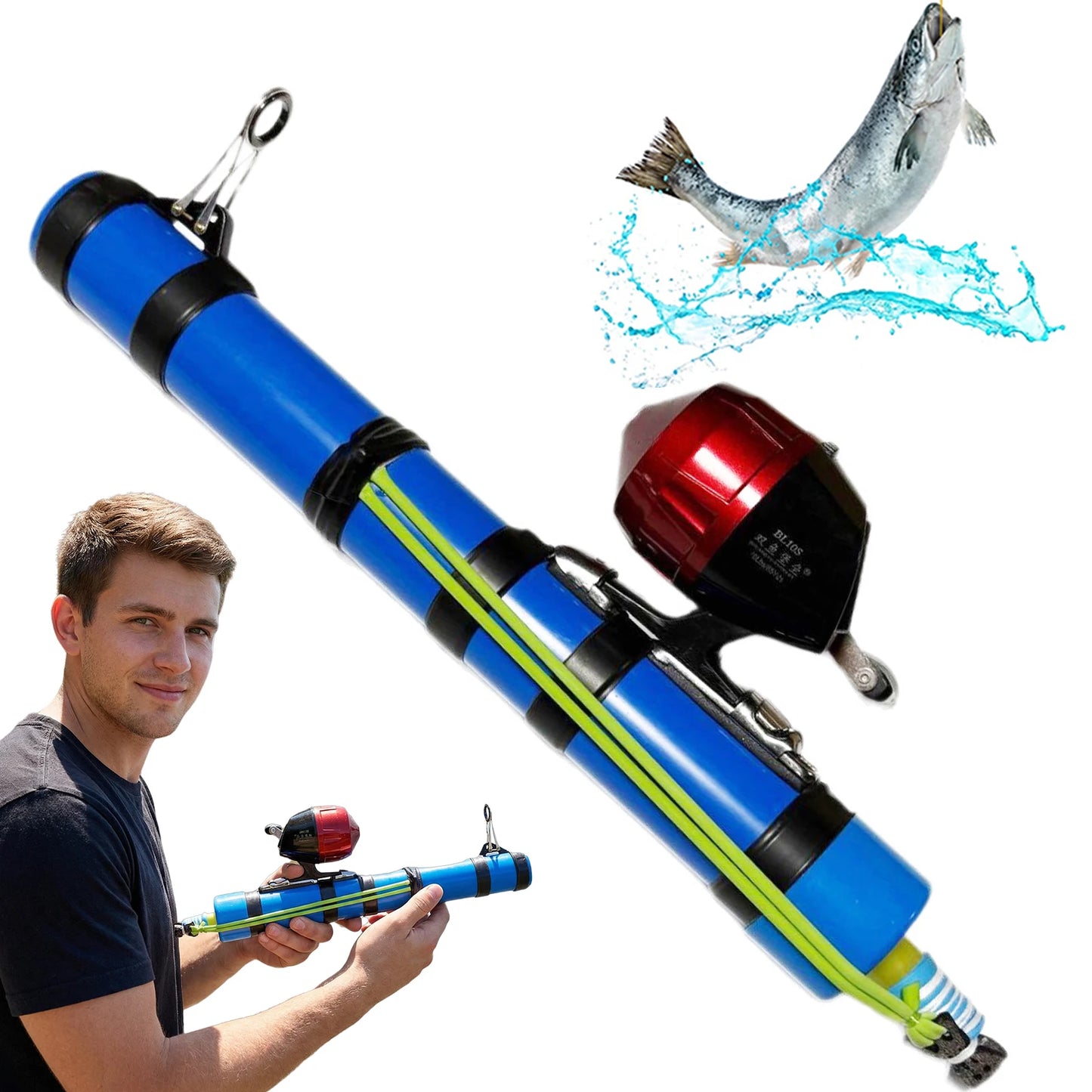 Fishing Catapult Rod with Reel Precise Lure Launcher Fishings Equipment (BL10S)