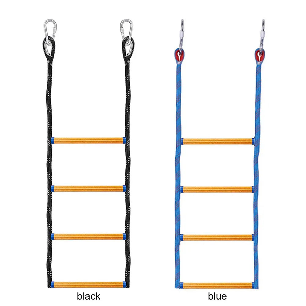 4 Step Heavy Duty Marine Rope Ladder  for Inflatable Boat Kayak Motorboat Canoeing