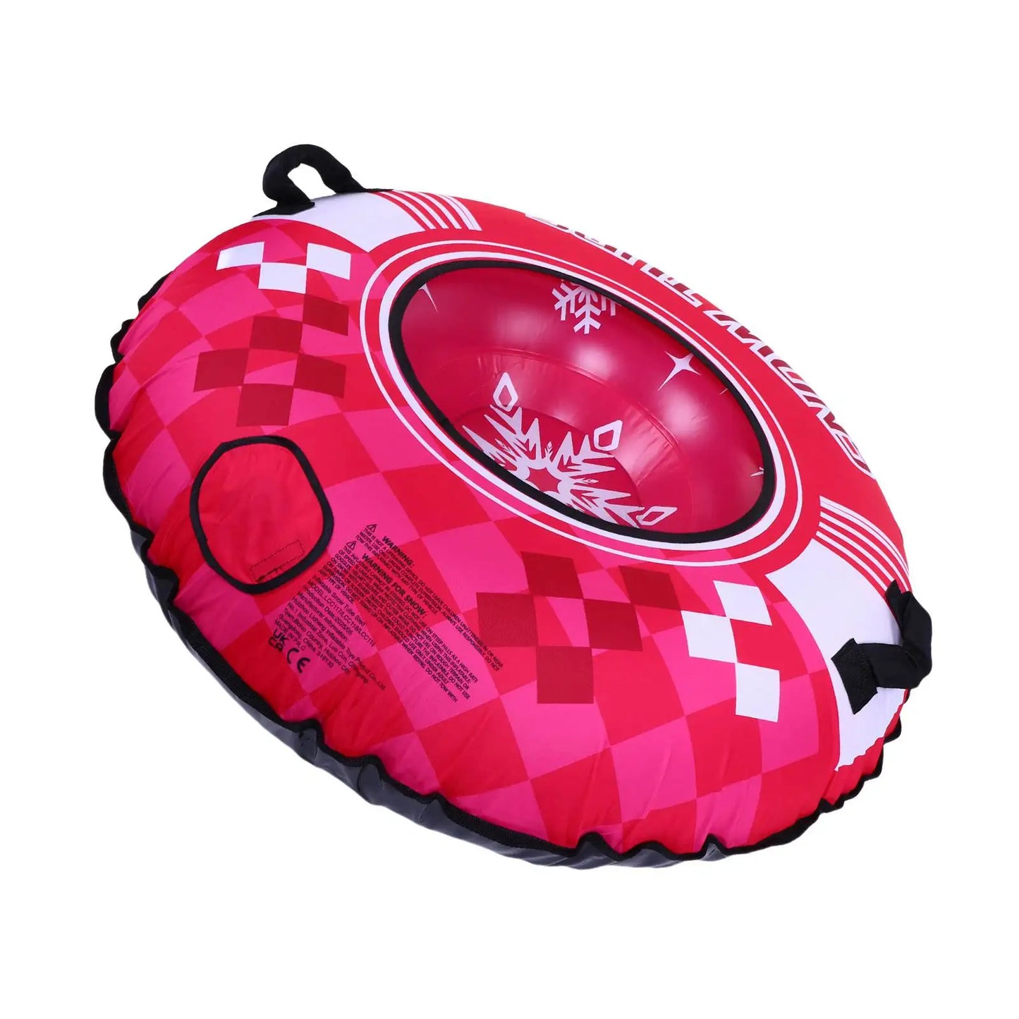 43inch Snow Tube  Red Cold Proof Thickened PVC Inflatable Snow Sled