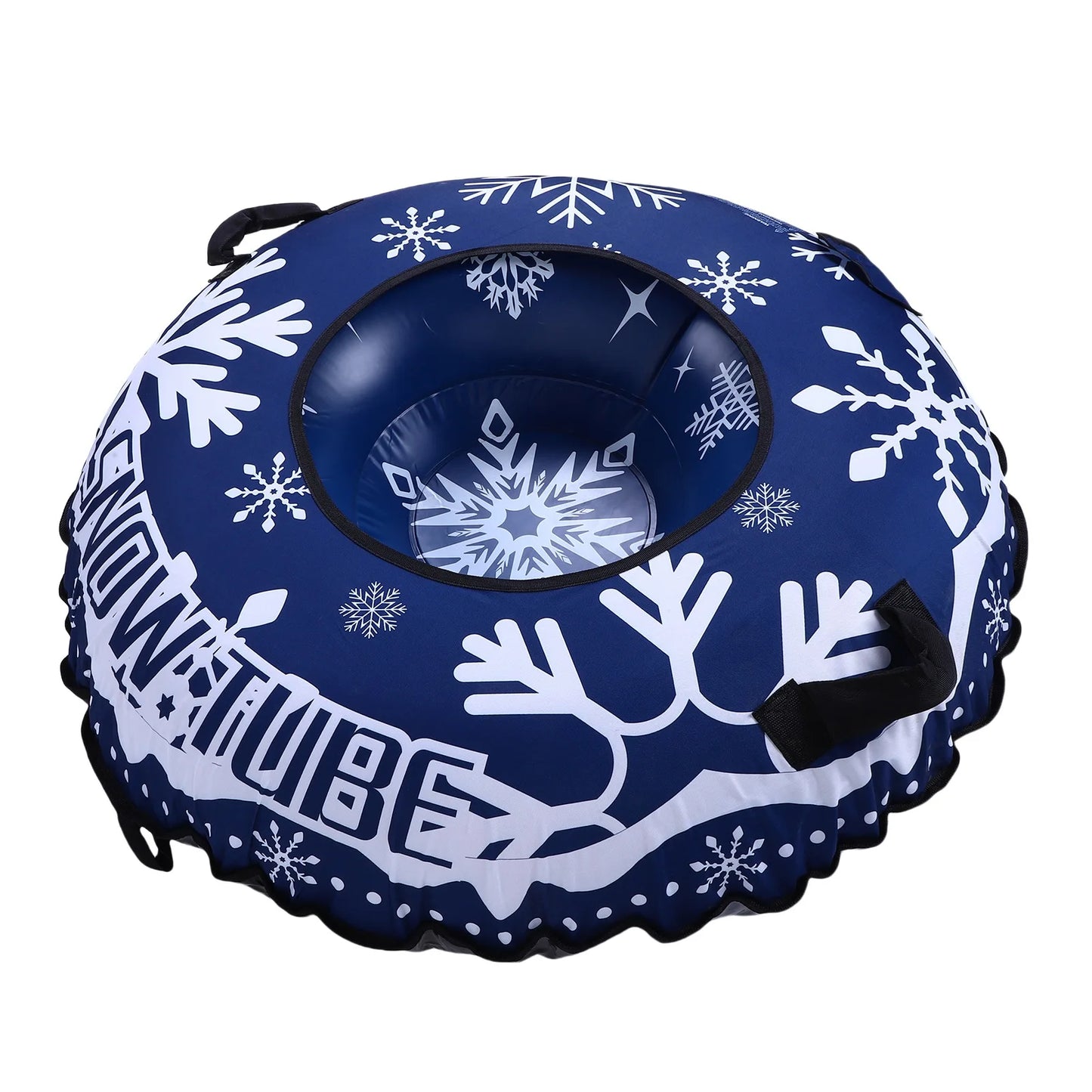 Inflatable Snow Tube Sled Heavy Duty for Sledding with Handles Tow Rope Winter Outdoor  for Boys Girls Adults