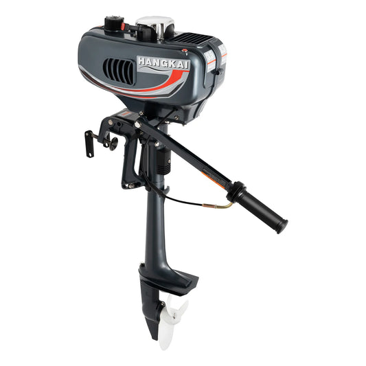 gasoline outboard motor 3.5hp Power 5000rpm Speed 1.3L Tank 35:1 Fuel Ratio Suitable for Fishing Boats Speedboats Small Boats