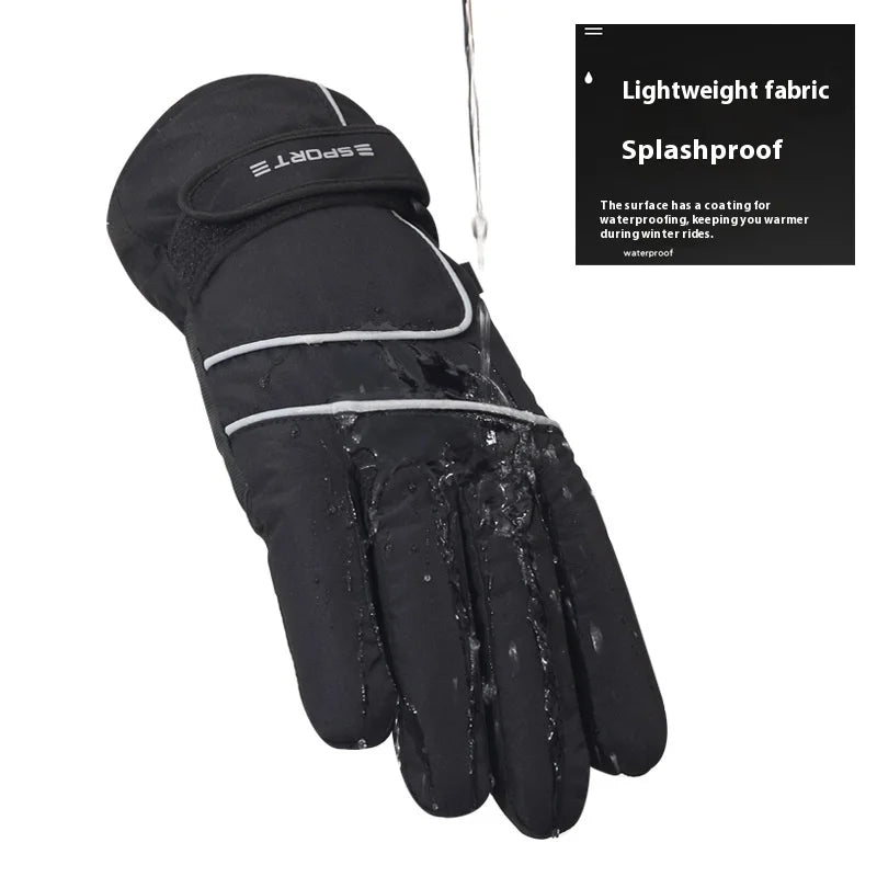 Waterproof Ski Men Glove Winter Touchscreen Thermal Lining Gloves Anti-Slip Warm Water-Repellent Winter Ski-Gloves