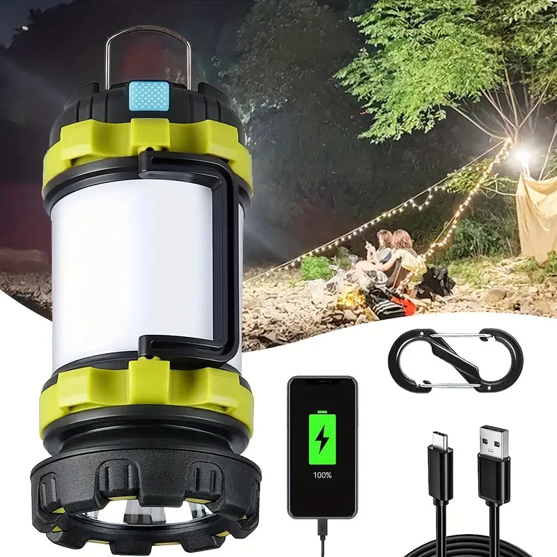 Rechargeable  1000LM Lantern Flashlight  4000mAh Power