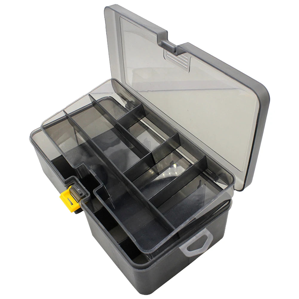 Lure Tackle Box Removable Plastic Fishing Tackle Box Fake Bait Hook