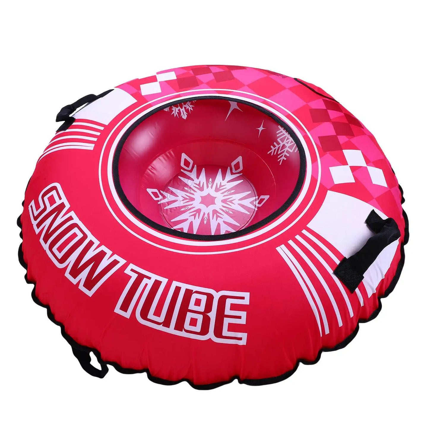 43inch Snow Tube  Red Cold Proof Thickened PVC Inflatable Snow Sled