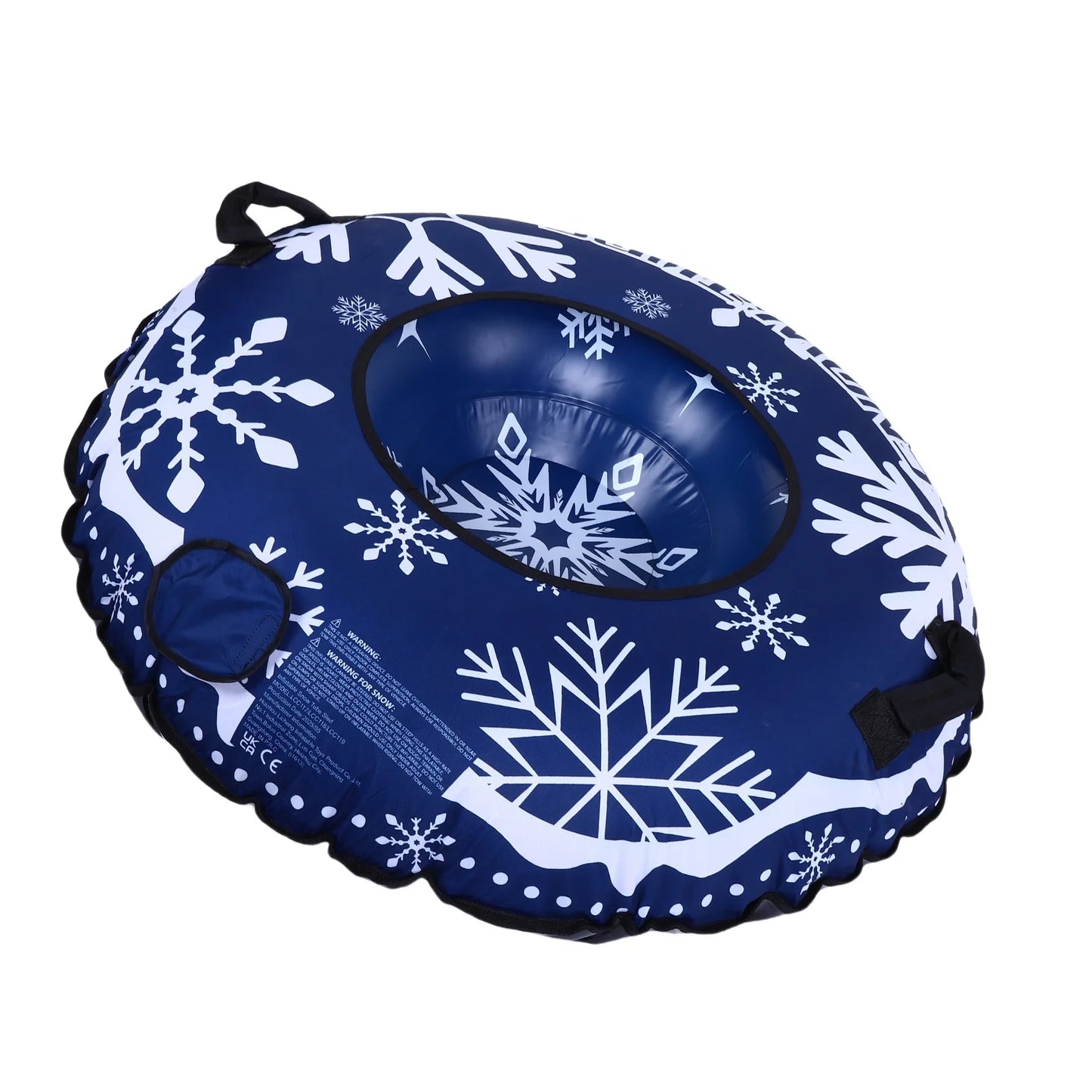 Inflatable Snow Tube Sled Heavy Duty for Sledding with Handles Tow Rope Winter Outdoor  for Boys Girls Adults