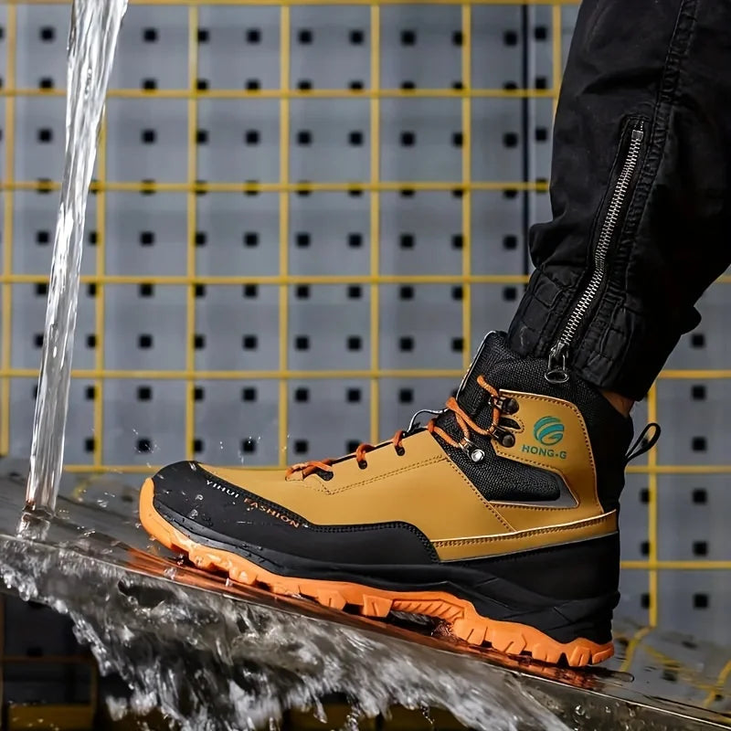 Safety  Steel Toe Boots for Men Slip Resistant