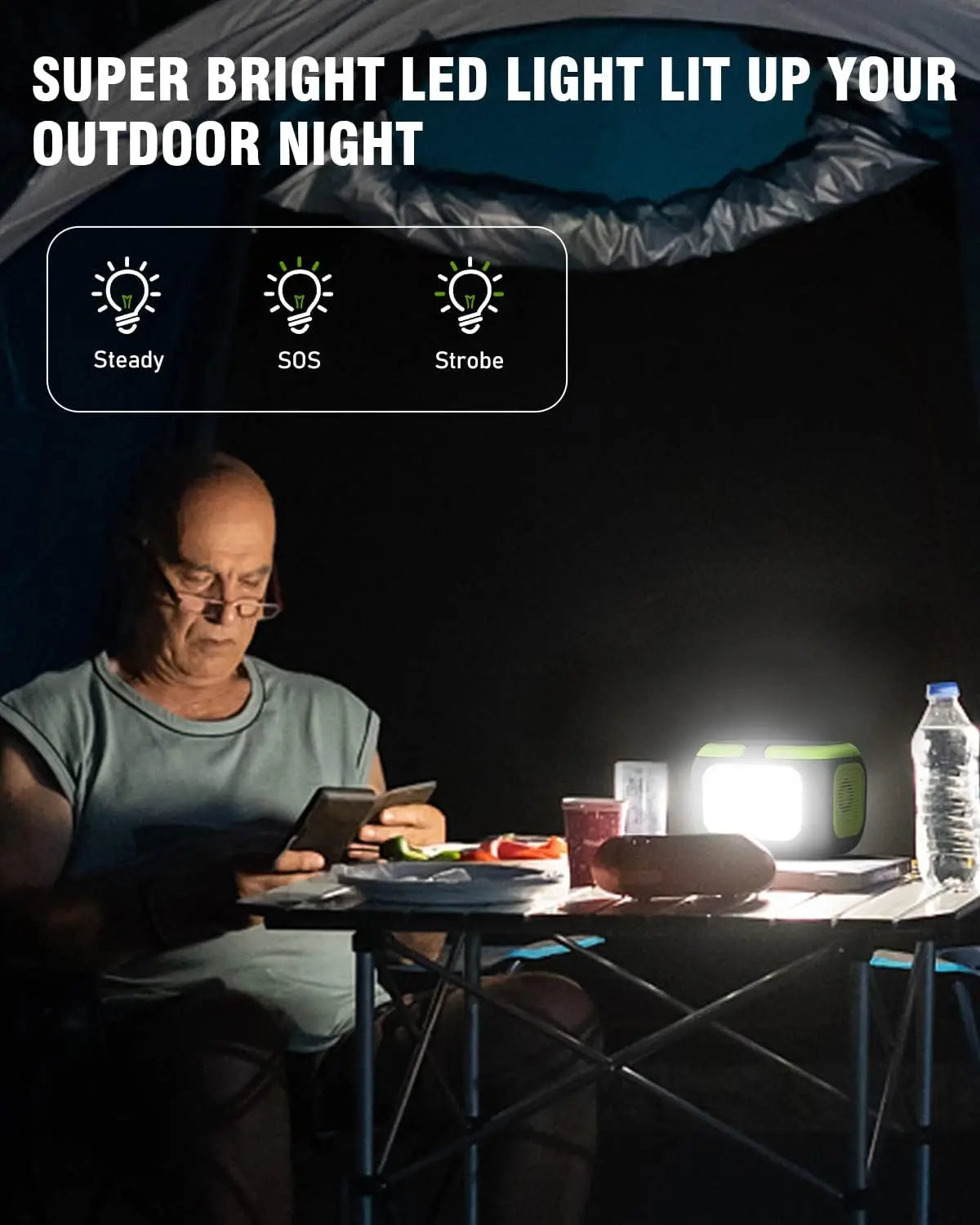 200W Portable Power Station 155Wh Solar Generator 42000mAh Power Bank with AC Outlet 110V, DC, USB QC3.0