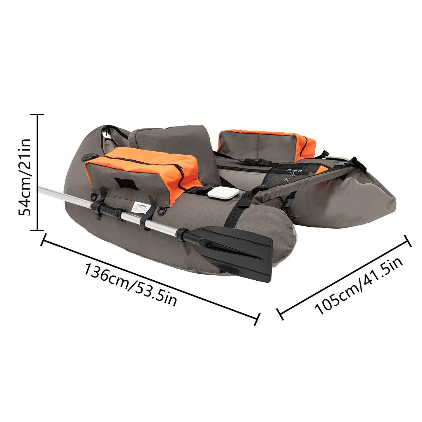 Inflatable Fishing Boat Breathable Waterproof and Tear-Resistant