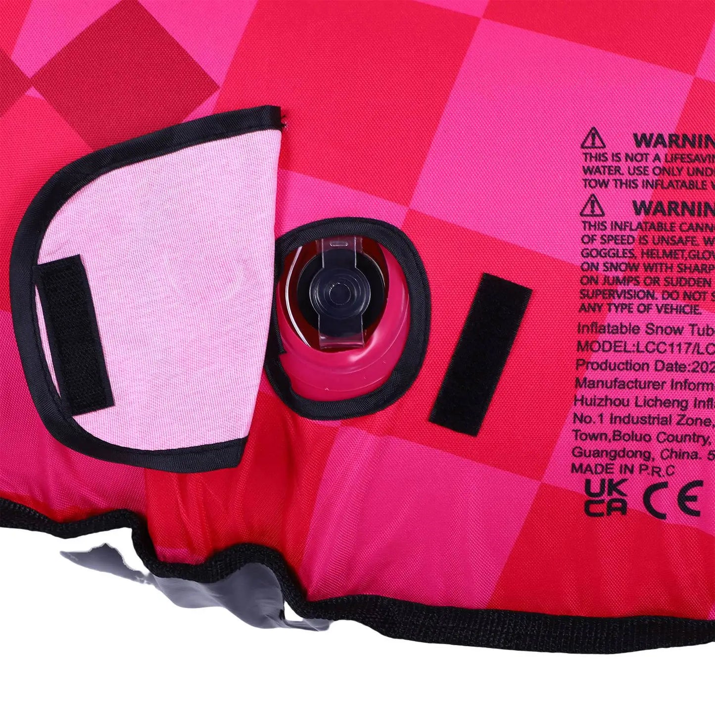 43inch Snow Tube  Red Cold Proof Thickened PVC Inflatable Snow Sled