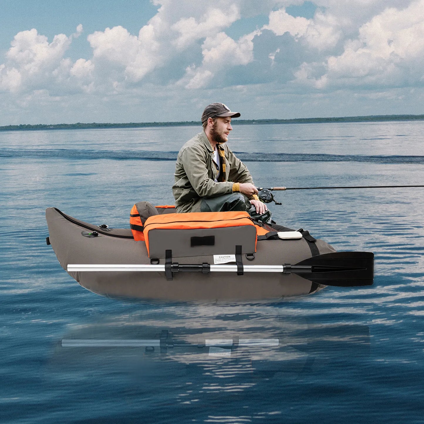 Inflatable Fishing Boat Breathable Waterproof and Tear-Resistant