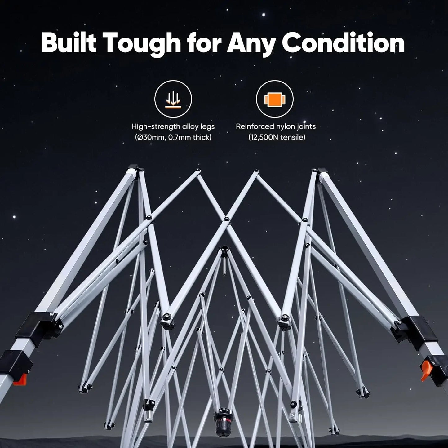 0x10 Pop up Canopy Tent with Sidewalls and Roll-up Ventilated Windows, One Person Setup, Easy Outdoor Commercial Gazebo