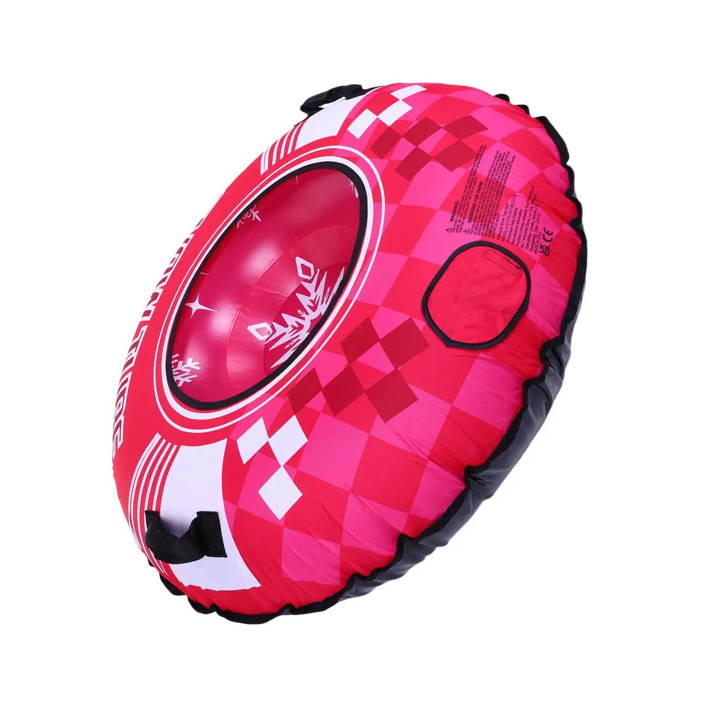 43inch Snow Tube  Red Cold Proof Thickened PVC Inflatable Snow Sled