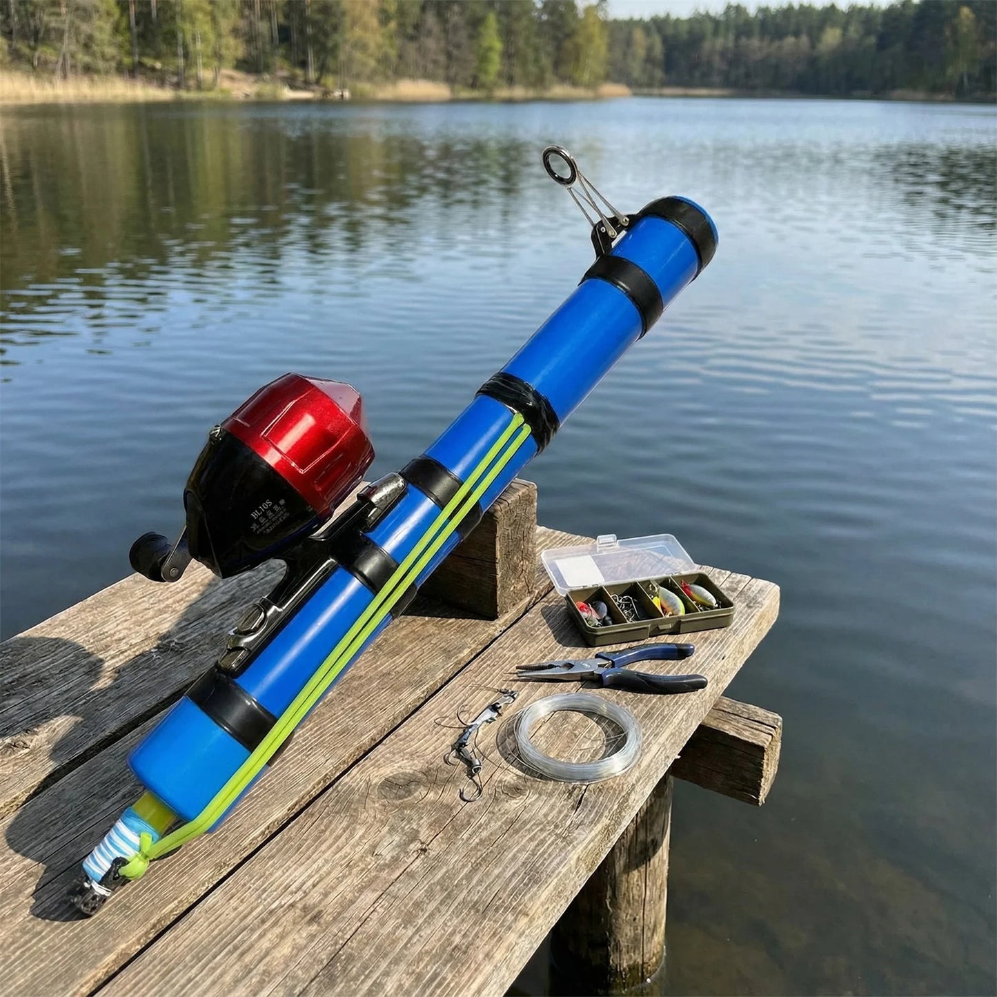 Fishing Catapult Rod with Reel Precise Lure Launcher Fishings Equipment (BL10S)