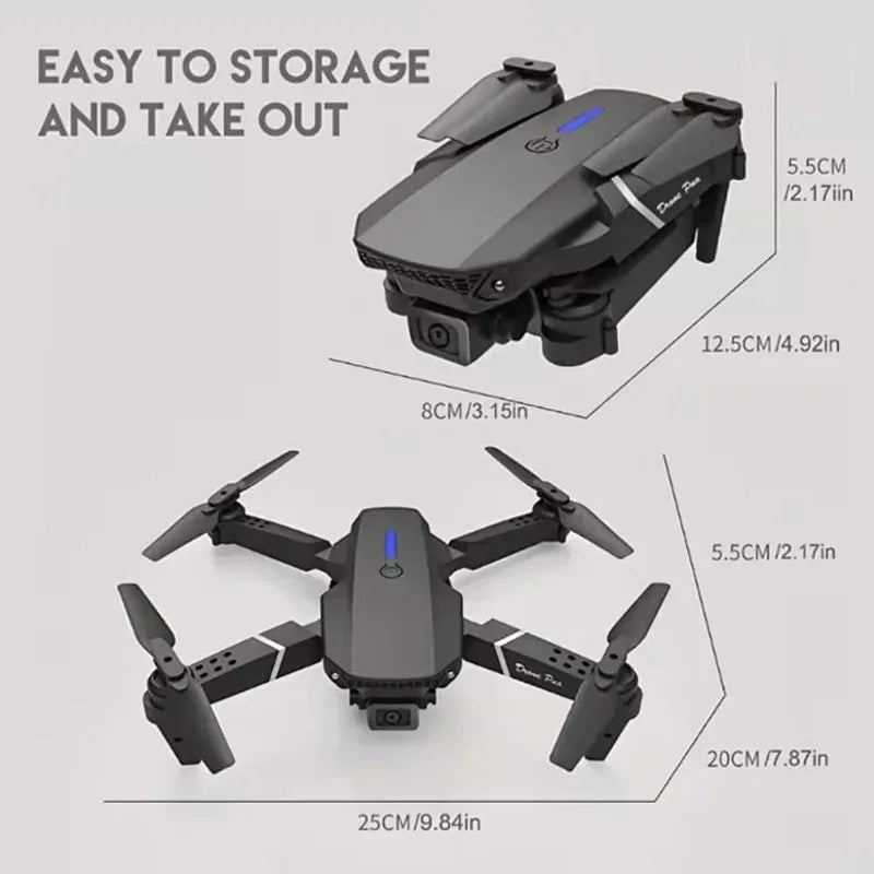 RC Drone 4K Professinal With 3 Battery 1080P Wide Angle HD Camera 


Height Hold Gift Toy