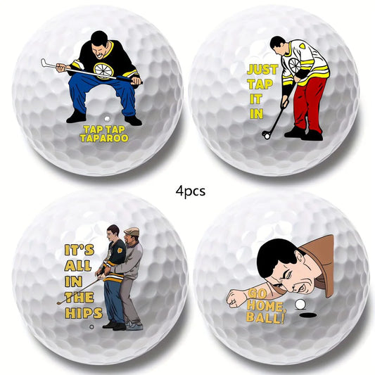 4 Counts Funny Golf Balls Funny Novelty Golfer Present