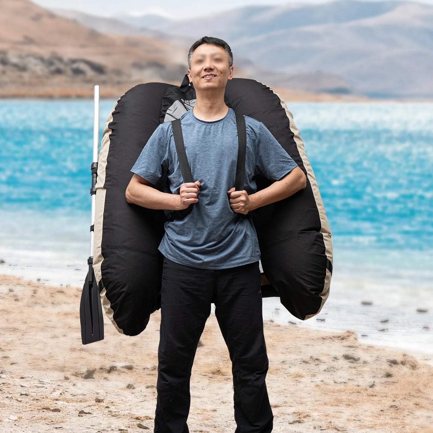 Outdoor 
 Inflatable Fishing Boat