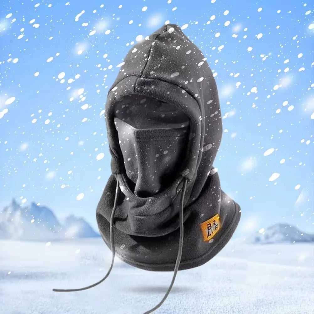 Winter Warm Hat with Mask and Neck Warmer 3-in-1 Windproof Balaclava  Cycling Cold Weather Protection