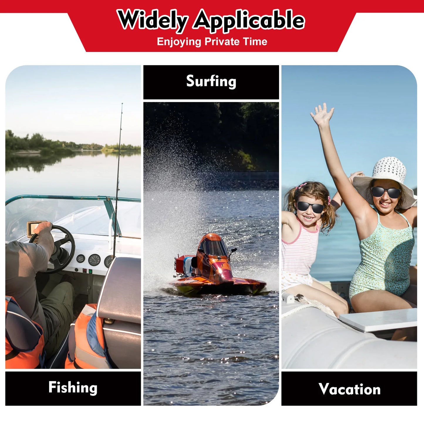 gasoline outboard motor 3.5hp Power 5000rpm Speed 1.3L Tank 35:1 Fuel Ratio Suitable for Fishing Boats Speedboats Small Boats