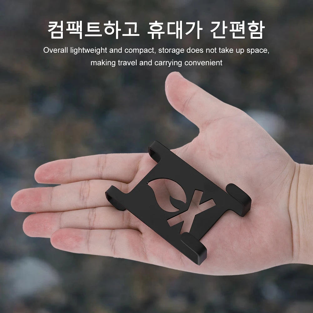 Butane Gas Tank Hanger Clip Stainless Steel Camping Table  for Outdoor Camping