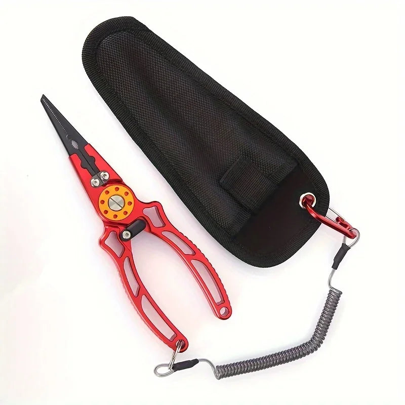 Aluminum Wire  Fishing Pliers Outdoor Fishing Tools Fish Control Pliers, and Line Cutting Pliers