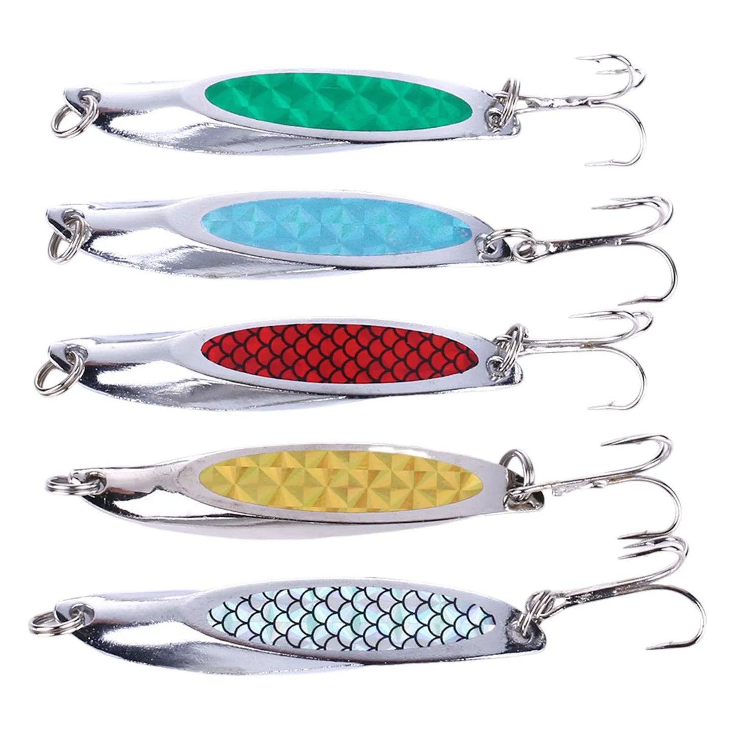 Metal Hard Jiggs with Eye-catching Paint Suitable for Saltwater and Freshwater