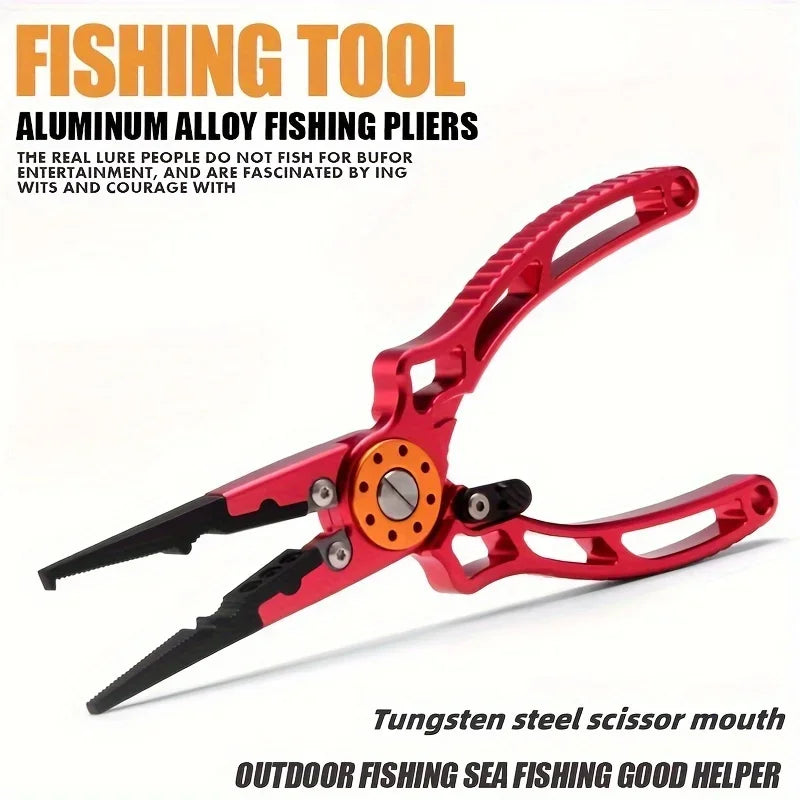 Aluminum Wire  Fishing Pliers Outdoor Fishing Tools Fish Control Pliers, and Line Cutting Pliers