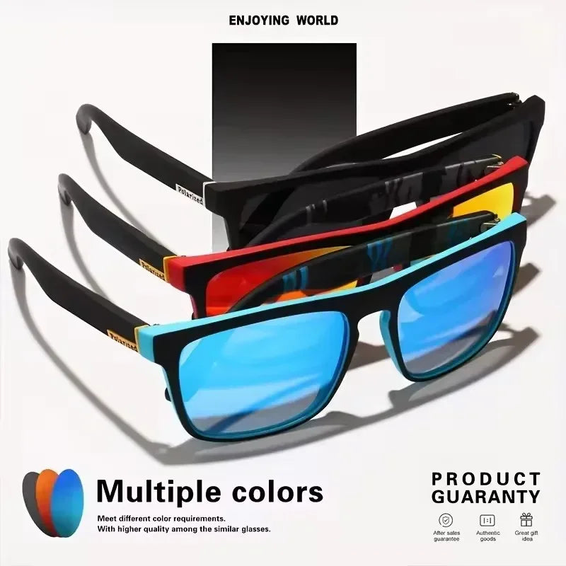1Pair of New Designer UV400 Polarized Colorful Sunglasses for Men and Women