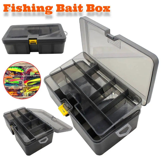 Lure Tackle Box Removable Plastic Fishing Tackle Box Fake Bait Hook