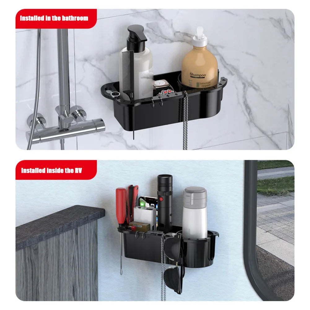 Marine Cup Holder 
 Storage Caddy Box Phone Drink 
 Tools