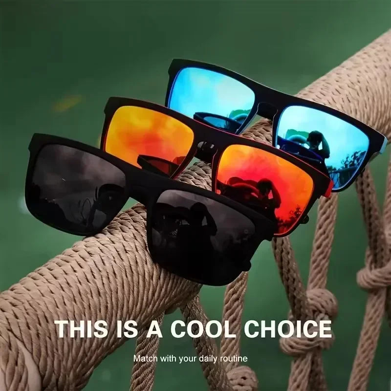 1Pair of New Designer UV400 Polarized Colorful Sunglasses for Men and Women