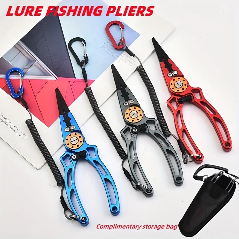 Aluminum Wire  Fishing Pliers Outdoor Fishing Tools Fish Control Pliers, and Line Cutting Pliers