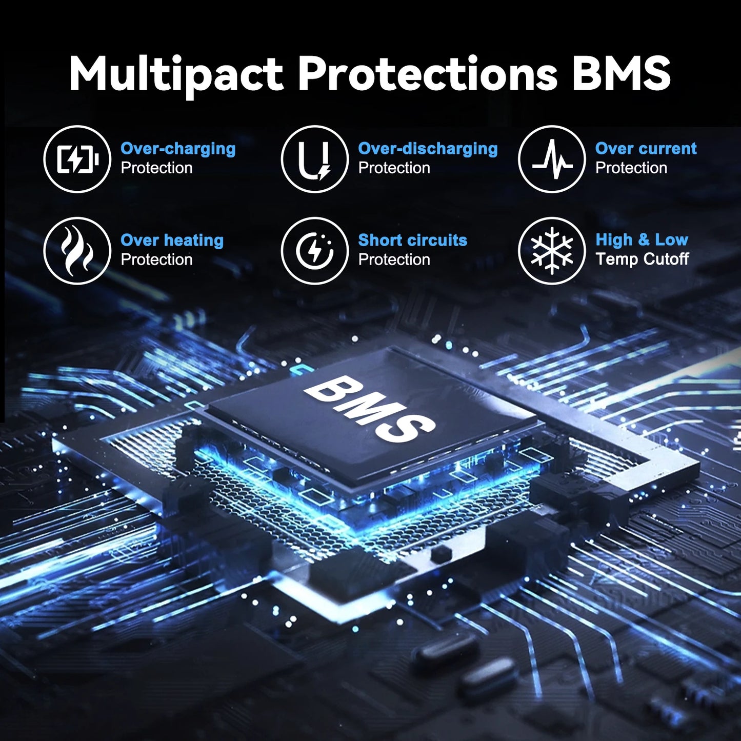 Wattcycle 12V 100Ah LiFePO4 Battery 
 For Outdoor  Lithium Iron Phosphate Batteries