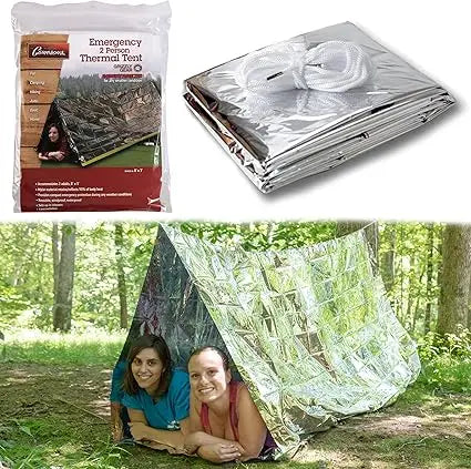 XL Waterproof Mylar Survival Tent  Shelter for Emergency Use