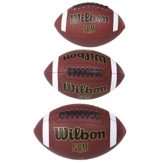 1 Pcs American Football Standard Rugby Ball for American Football Training Game Size 3 Size 6 Size 9