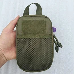 Multifunctional EDC Waist Bag, MOLLE Compatible Outdoor Sports Organizer, Phone Pouch for Hiking Running Daily Use