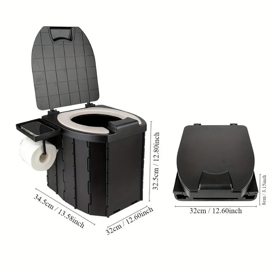 Lightweight Portable Toilet with PU Cushion for Camping Travel