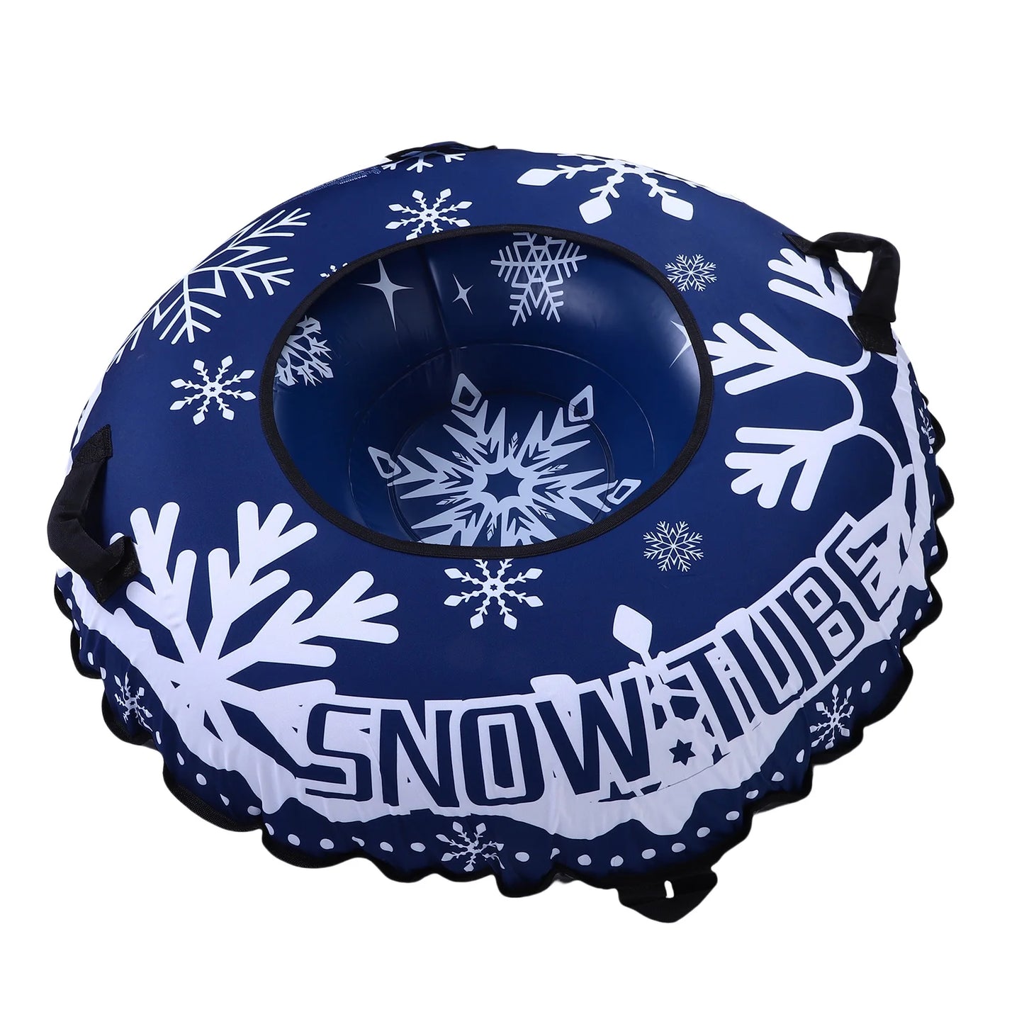 Inflatable Snow Tube Sled Heavy Duty for Sledding with Handles Tow Rope Winter Outdoor  for Boys Girls Adults