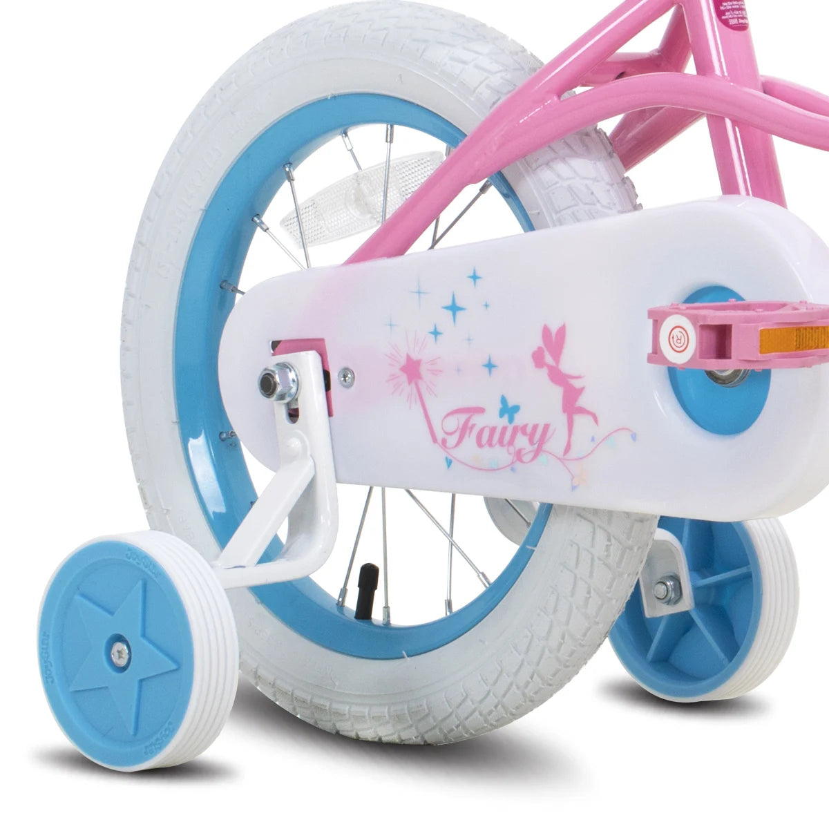 JOYSTAR Fairy Girls Bike for 2-9 Years Old Toddlers and Kids with Training Wheels, Handbrake and Basket,