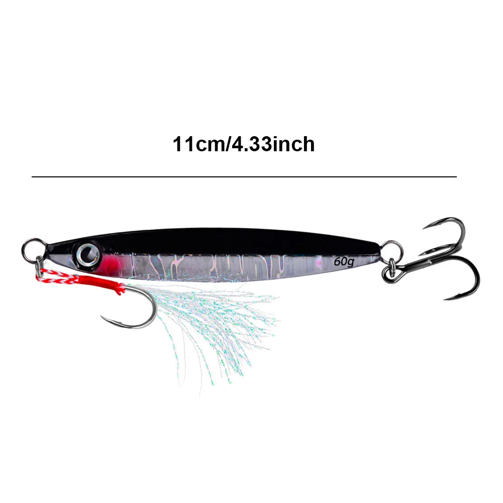 11cm/60g Metal Jig Fishing Lure  Bait Bass Fishing Bait Trout Jigging Lure